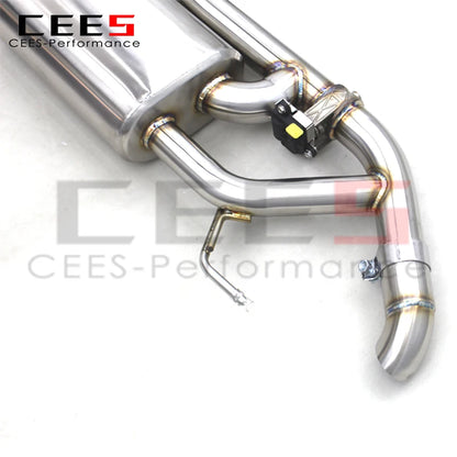 CEES High quality Catback Exhaust systems car exhaust muffler exhaust pipes For Mercedes-Benz GLC200 2.0T 2017-2019