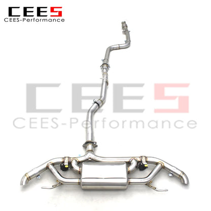 CEES High quality Catback Exhaust systems car exhaust muffler exhaust pipes For Mercedes-Benz GLC200 2.0T 2017-2019