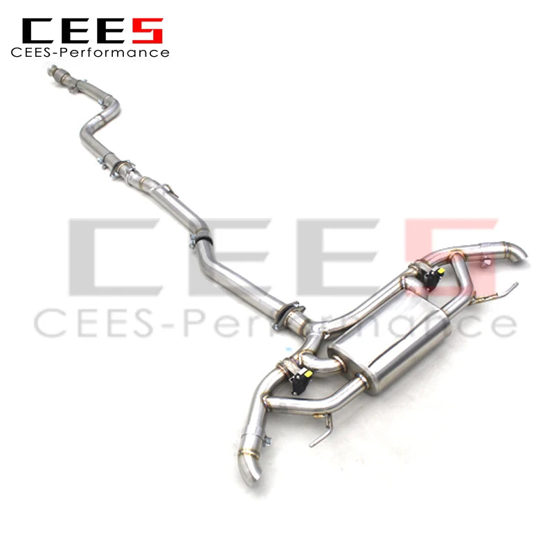 CEES High quality Catback Exhaust systems car exhaust muffler exhaust pipes For Mercedes-Benz GLC200 2.0T 2017-2019