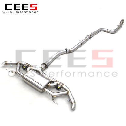 CEES High quality Catback Exhaust systems car exhaust muffler exhaust pipes For Mercedes-Benz GLC200 2.0T 2017-2019