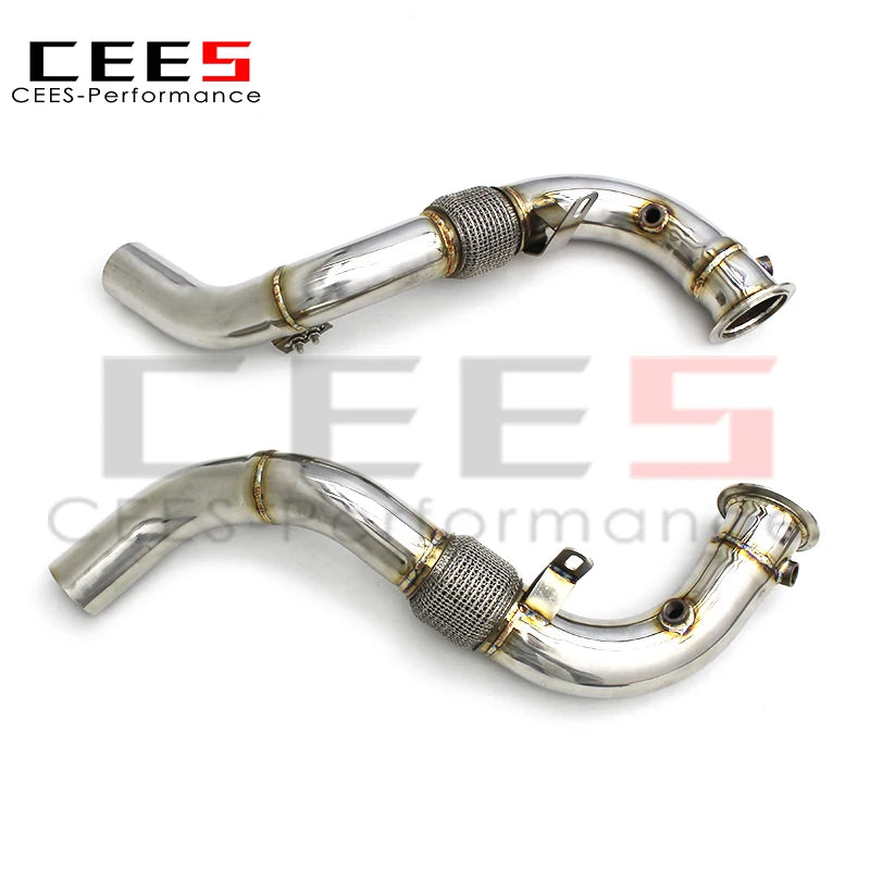 CEES High quality Exhaust Downpipe For BMW X7 G07 4.4TT 2019-2023 upgrade Performance exhaust pipes downpipes