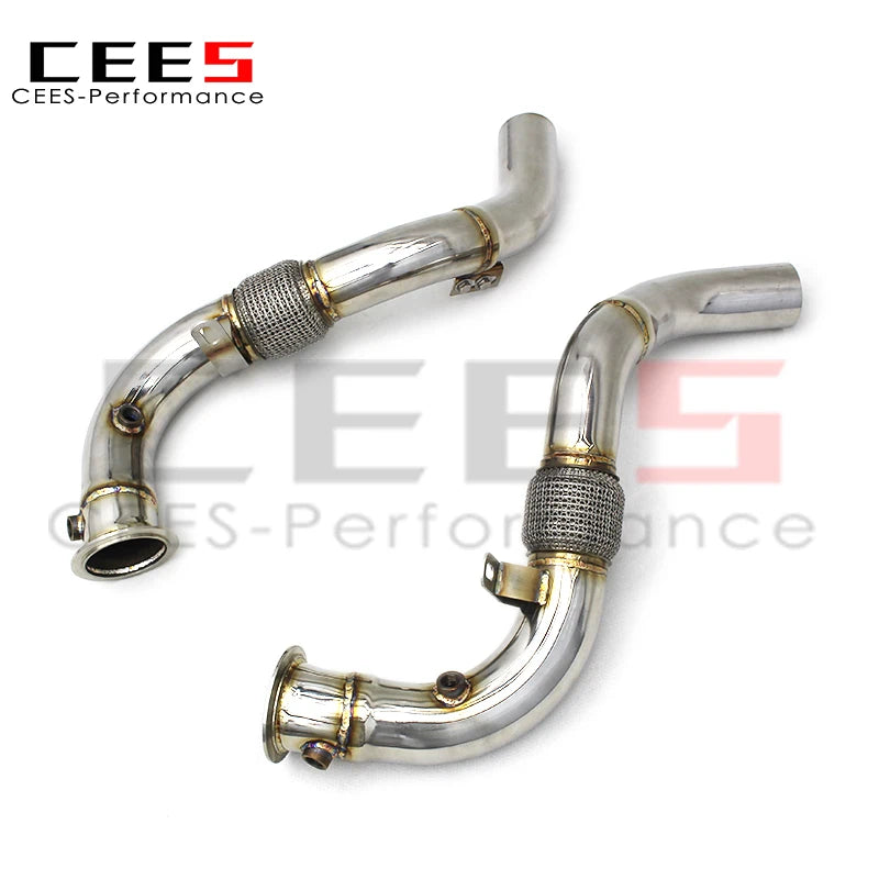 CEES High quality Exhaust Downpipe For BMW X7 G07 4.4TT 2019-2023 upgrade Performance exhaust pipes downpipes