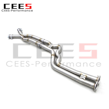 CEES Mid Pipe/Middle pipe For BMW X3M/X4M F97/F98 3.0T 2019-2023 Car Exhaust System Stainless Steel Exhaust Pipe