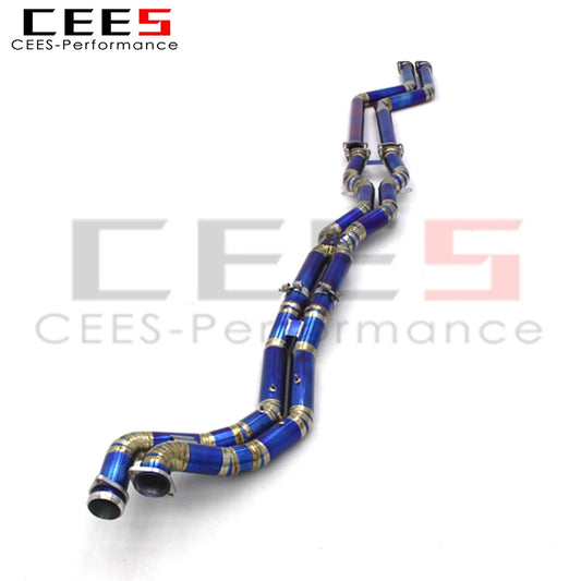 CEES Mid pipe For BMW M3 E46 2004-2006 Car Exhaust System Titanium alloy Exhaust Pipe