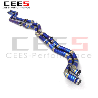 CEES Mid pipe For BMW M3 E46 2004-2006 Car Exhaust System Titanium alloy Exhaust Pipe