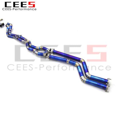 CEES Mid pipe For BMW M3 E46 2004-2006 Car Exhaust System Titanium alloy Exhaust Pipe