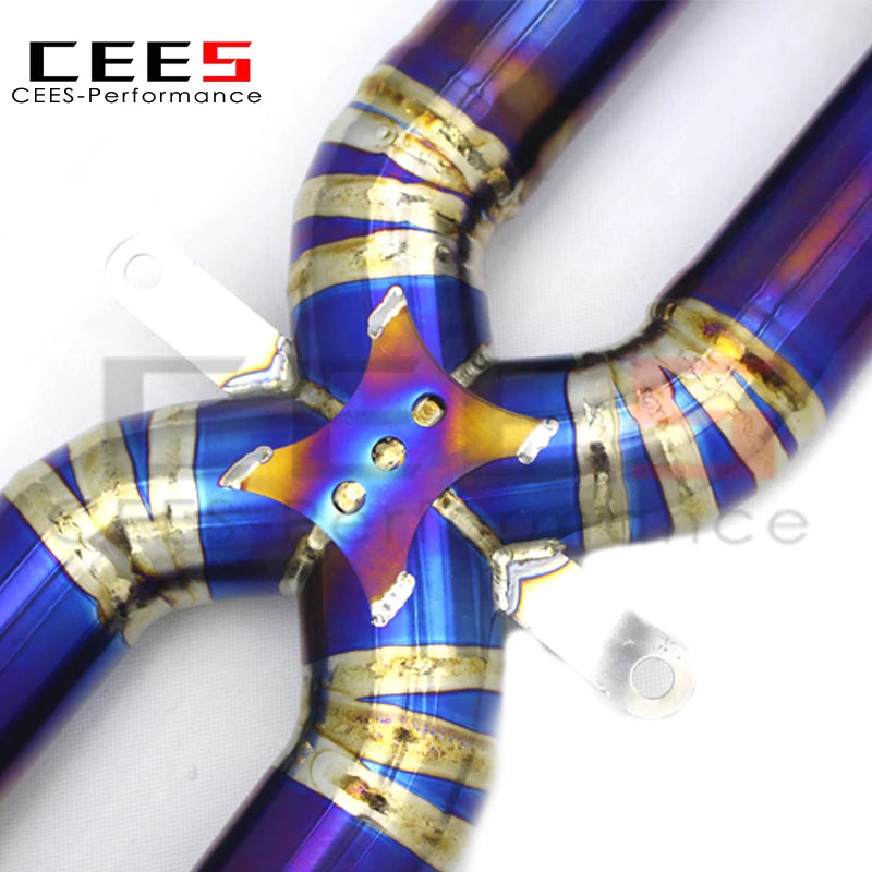 CEES Mid pipe For BMW M3 E90/E92/E93 4.0L 2007-2013 Titanium alloy Exhaust Pipe Muffler Car Exhaust System