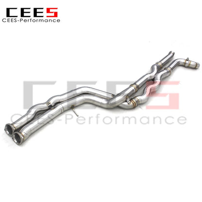 CEES Middle pipe For BMW M2C/M2 Competition S55 F87 3.0T 2018-2023  Custom Stainless Steel Exhaust Mid Pipe Exhaust System