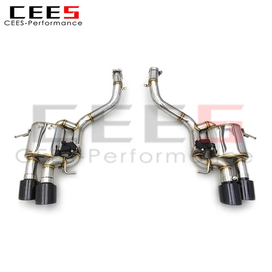 CEES Muffler Exhaust For Maserati Gran Turismo/GT/GTS 4.2/4.7 2007-2021 304 Stainless Steel Exhaust Pipes Racing Exhaust systems
