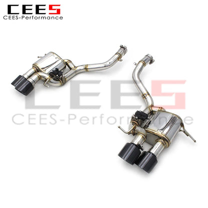 CEES Muffler Exhaust For Maserati Gran Turismo/GT/GTS 4.2/4.7 2007-2021 304 Stainless Steel Exhaust Pipes Racing Exhaust systems