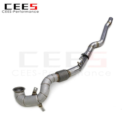 CEES Newly upgraded High Quality Exhaust Downpipe For Audi TT 2.0T 2017-2023 Stainless Steel Catless Downpipe Car Exhaust pipes