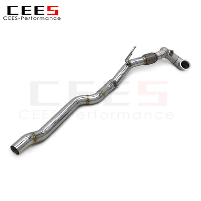 CEES Newly upgraded High Quality Exhaust Downpipe For Audi TT 2.0T 2017-2023 Stainless Steel Catless Downpipe Car Exhaust pipes