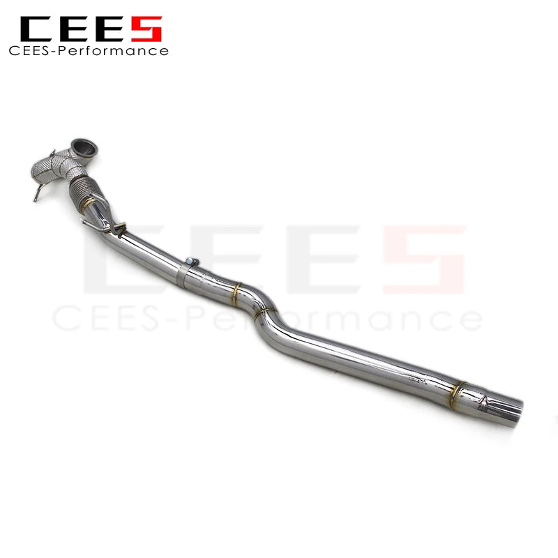 CEES Newly upgraded High Quality Exhaust Downpipe For Audi TT 2.0T 2017-2023 Stainless Steel Catless Downpipe Car Exhaust pipes