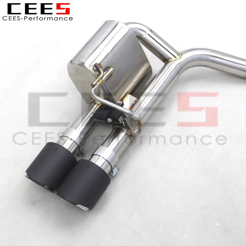 CEES Performance Catback Exhaust Pipes For Porsche Panamera S 3.0T 970 2014-2016 Racing exhaust system with valve