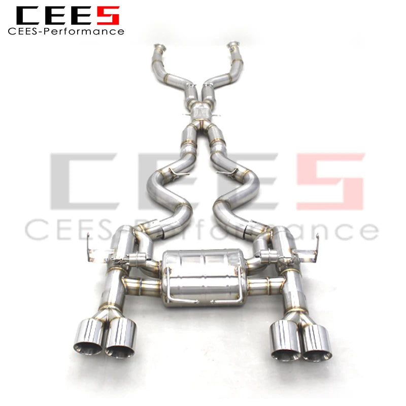 CEES Performance Catback For BMW M3 E90/E92/E93 4.0L 2008-2013  Exhaust Pipe Muffler Racing Valved Exhaust Systems