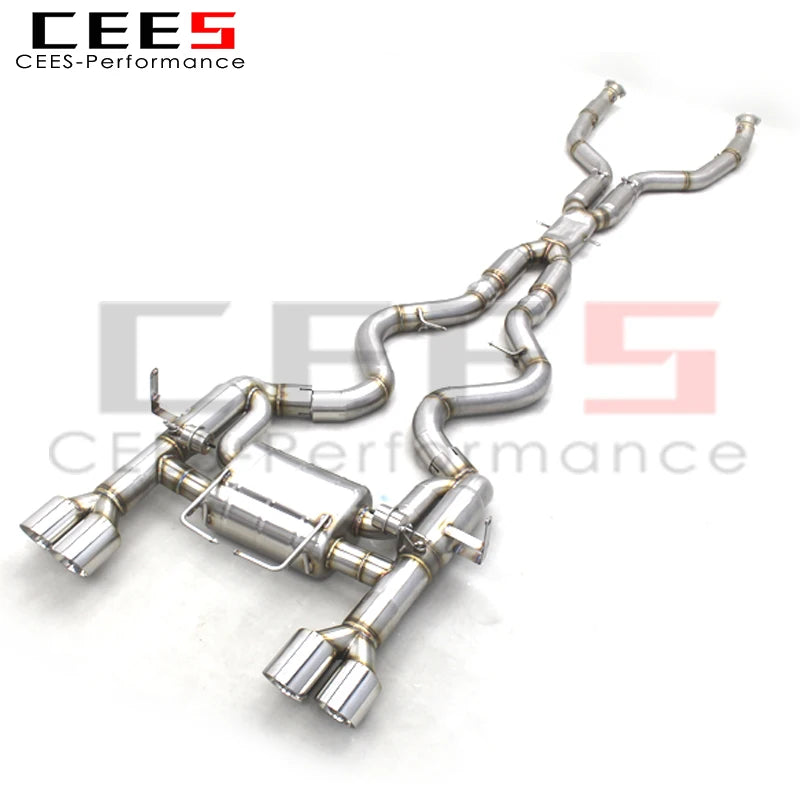 CEES Performance Catback For BMW M3 E90/E92/E93 4.0L 2008-2013  Exhaust Pipe Muffler Racing Valved Exhaust Systems