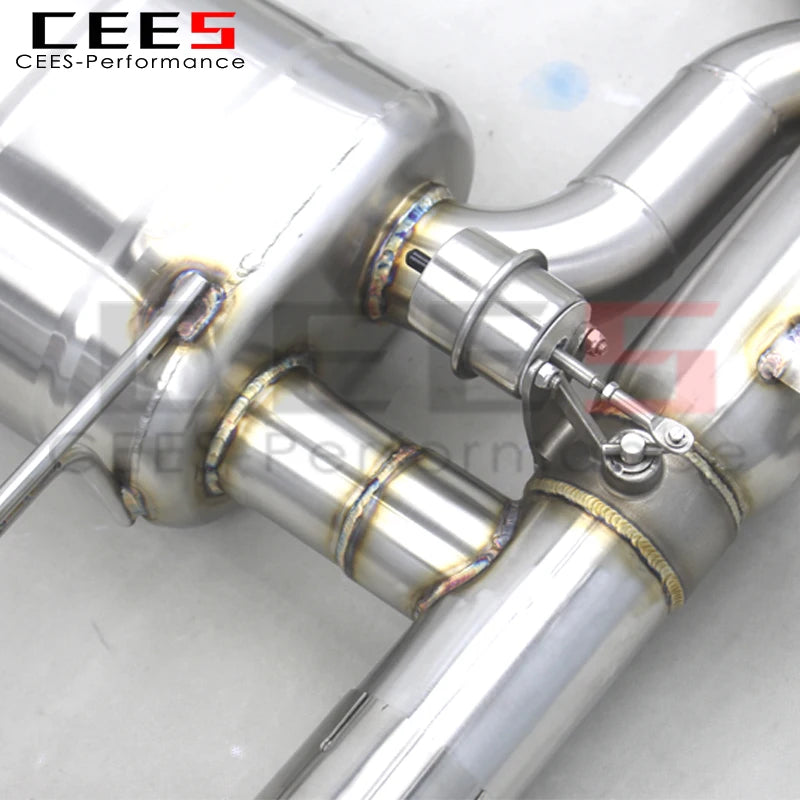 CEES Performance Catback For BMW M3 E90/E92/E93 4.0L 2008-2013  Exhaust Pipe Muffler Racing Valved Exhaust Systems