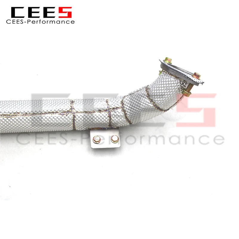 CEES Performance Exhasut Downpipe For PORSCHE 718 Boxster/Cayman 2.5T 2016-2023 304Stainless Steel Car Exhaust Downpipe Systems