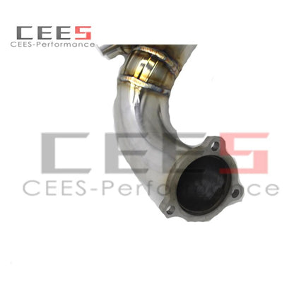 CEES Performance Exhaust Downpipe Exhaust Pipe For Porsche Macan 2.0T 2021-2023 Stainless Steel Catless downpipe with OPF