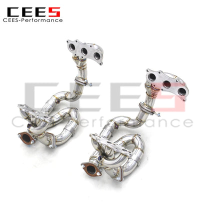 CEES Performance Exhaust manifold Header For LOTUS Evora 3.5 GT410 2017-2019 304 Stainless Steel Quality Engine vortex manifold