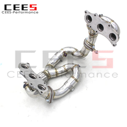 CEES Performance Exhaust manifold Header For LOTUS Evora 3.5 GT410 2017-2019 304 Stainless Steel Quality Engine vortex manifold