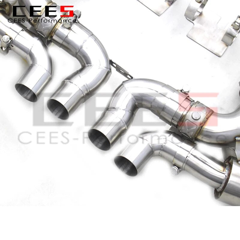 CEES Performance Full Exhaust System Downpipe for Chevrolet CORVETTE C8 Z06 2019-2023 Stainless Steel Escape Z06 Exhaust