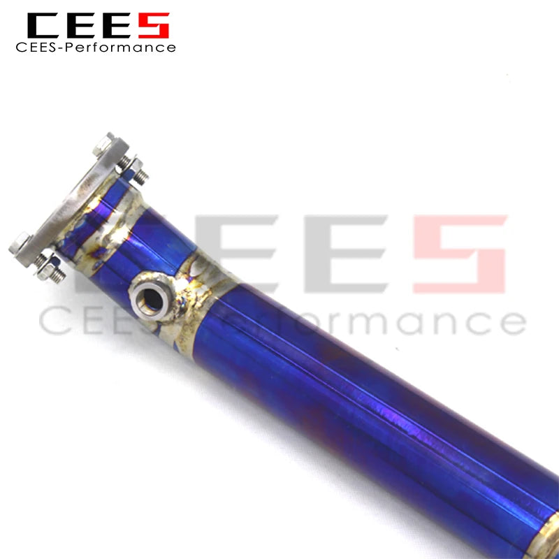 CEES Performance Mid pipe Titanium Blue Exhaust Pipe For BMW M3 E90/E92/E93 4.0L 2007-2013  Exhaust System