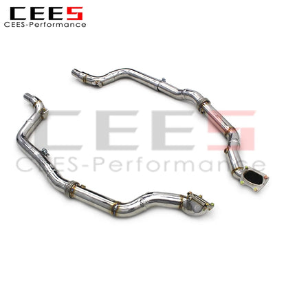 CEES Performance Race Downpipe For Dodge Challenger 3.6L 2015-2023 Car Exhaust pipe Stainless Steel Downpipe without cat