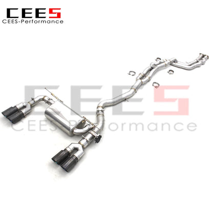 CEES Performance Race Exhaust pipes For BMW M2 Competition/M2C 3.0T F87 2018-2023 Stainless Steel Escape Catback Exhaust exhaust