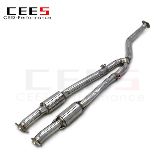 CEES Performance SS304 Stainless Steel Mid Pipe For Lexus IS200T 2.0T 2015-2021 Car Exhaust Pipes Automotive Exhaust System