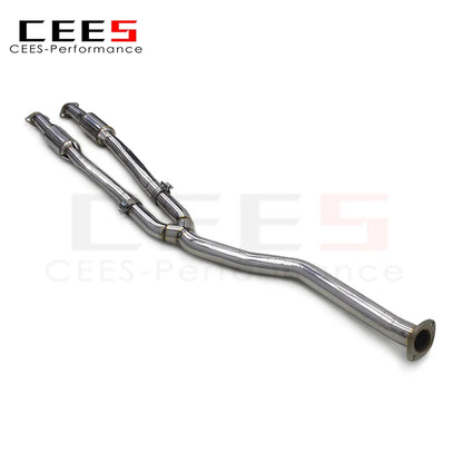 CEES Performance SS304 Stainless Steel Mid Pipe For Lexus IS200T 2.0T 2015-2021 Car Exhaust Pipes Automotive Exhaust System