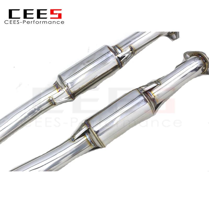 CEES Performance SS304 Stainless Steel Mid Pipe For Lexus IS200T 2.0T 2015-2021 Car Exhaust Pipes Automotive Exhaust System