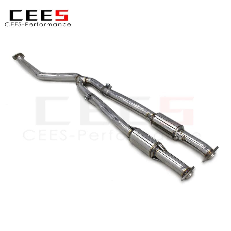 CEES Performance SS304 Stainless Steel Mid Pipe For Lexus IS200T 2.0T 2015-2021 Car Exhaust Pipes Automotive Exhaust System