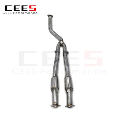 CEES Performance SS304 Stainless Steel Mid Pipe For Lexus IS200T 2.0T 2015-2021 Car Exhaust Pipes Automotive Exhaust System