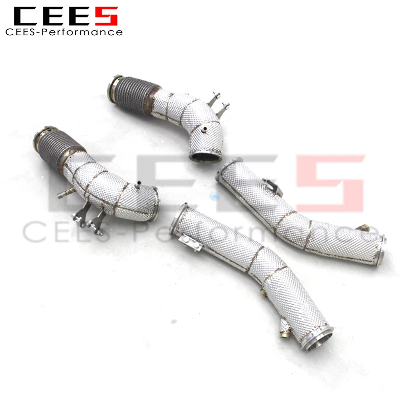 CEES Performance Stainless Steel 3.0t MC20 Downpipe For Maserati Exhaust System Factory competitive Exhaust pipe