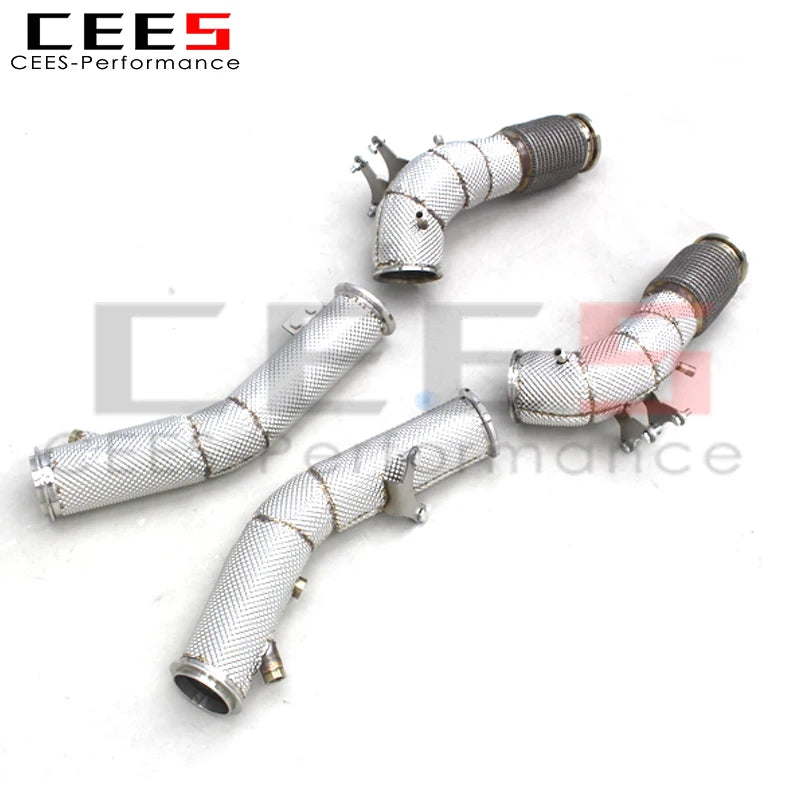 CEES Performance Stainless Steel 3.0t MC20 Downpipe For Maserati Exhaust System Factory competitive Exhaust pipe