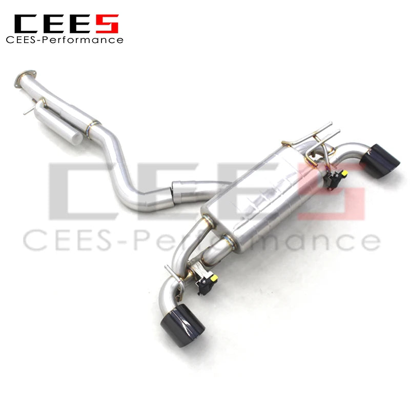 CEES Performance Stainless Steel Catback Exhaust Pipes For Toyota GR YARiS 1.6T 2023 exhaust systems