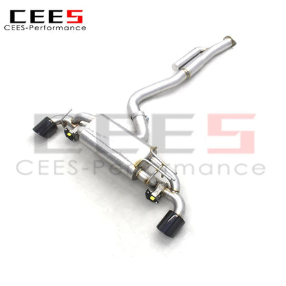 CEES Performance Stainless Steel Catback Exhaust Pipes For Toyota GR YARiS 1.6T 2023 exhaust systems