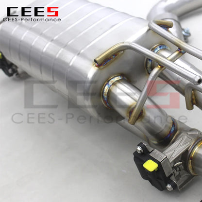 CEES Performance Stainless Steel Catback Exhaust Pipes For Toyota GR YARiS 1.6T 2023 exhaust systems