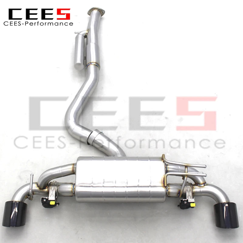 CEES Performance Stainless Steel Catback Exhaust Pipes For Toyota GR YARiS 1.6T 2023 exhaust systems