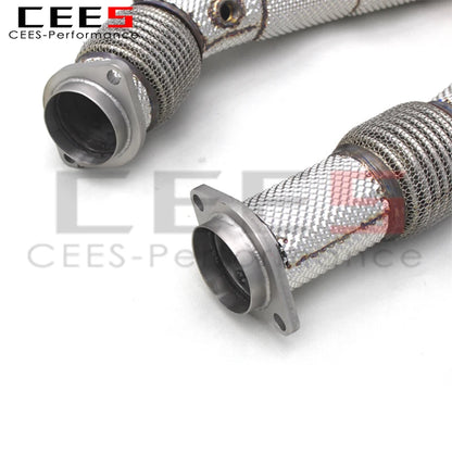 CEES Performance Stainless Steel Exhaust Pipe Competition Downpipe For BMW X3M/X4M F97/F98 3.0T 2019-2023 Exhaust Downpipe