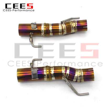 CEES Performance Super Car Sound Titanium Exhaust Pipes For Ferrari SF90 3.9T V8 2019-2023 Racing car Catback Exhaust