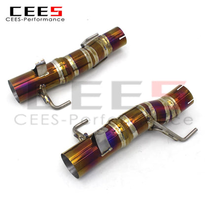 CEES Performance Super Car Sound Titanium Exhaust Pipes For Ferrari SF90 3.9T V8 2019-2023 Racing car Catback Exhaust