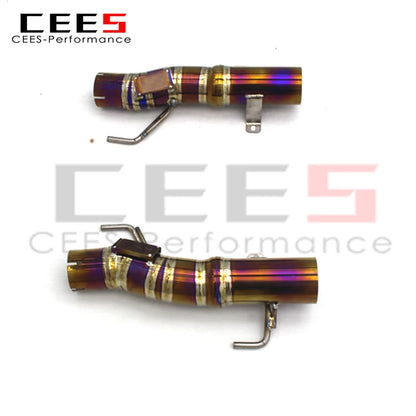 CEES Performance Super Car Sound Titanium Exhaust Pipes For Ferrari SF90 3.9T V8 2019-2023 Racing car Catback Exhaust