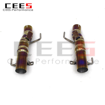 CEES Performance Super Car Sound Titanium Exhaust Pipes For Ferrari SF90 3.9T V8 2019-2023 Racing car Catback Exhaust