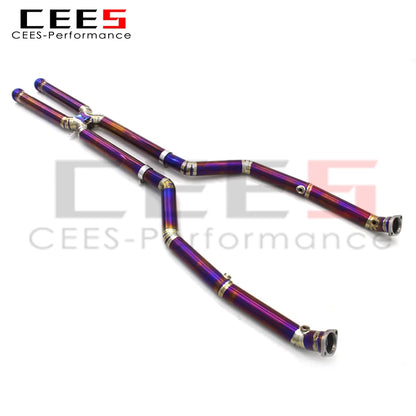 CEES Performance Titanium Equal length Mid pipe For BMW M3 E90/E92/E93 4.0L 2007-2013 Boska Exhaust Pipe Car Exhaust System