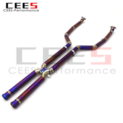 CEES Performance Titanium Equal length Mid pipe For BMW M3 E90/E92/E93 4.0L 2007-2013 Boska Exhaust Pipe Car Exhaust System