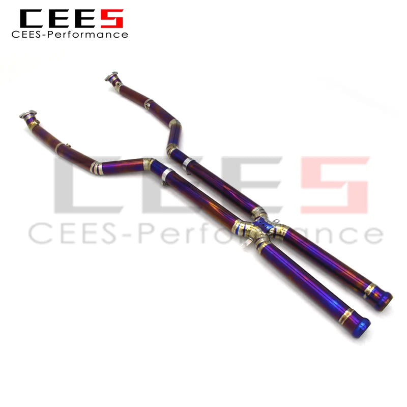 CEES Performance Titanium Equal length Mid pipe For BMW M3 E90/E92/E93 4.0L 2007-2013 Boska Exhaust Pipe Car Exhaust System