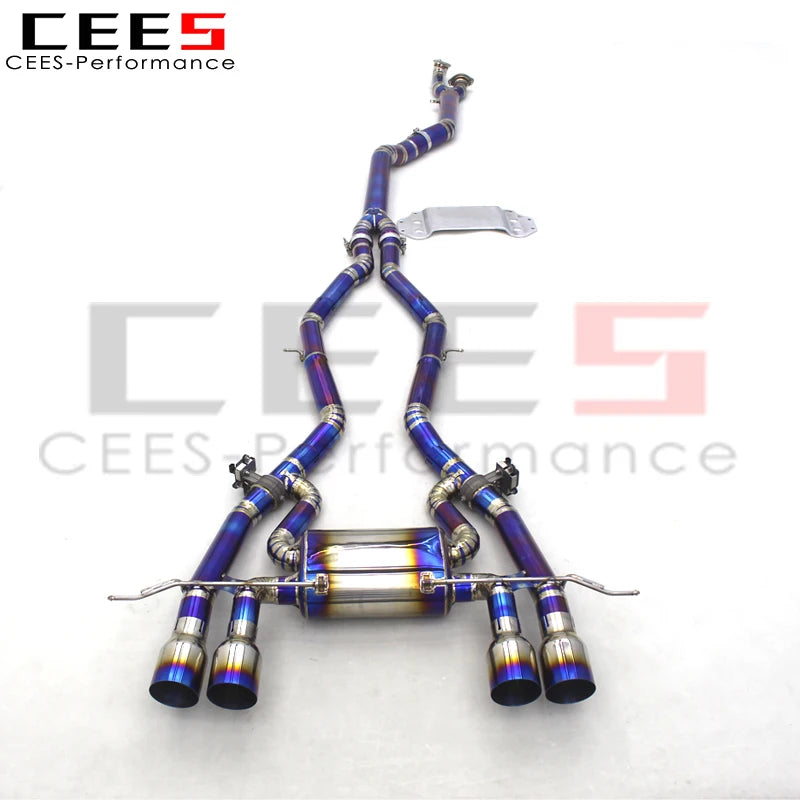 CEES Performance Titanium Valved Sport Exhaust System For BMW M3/M4 G80/G82 3.0T 2020-2025 Escape catback Exhaust