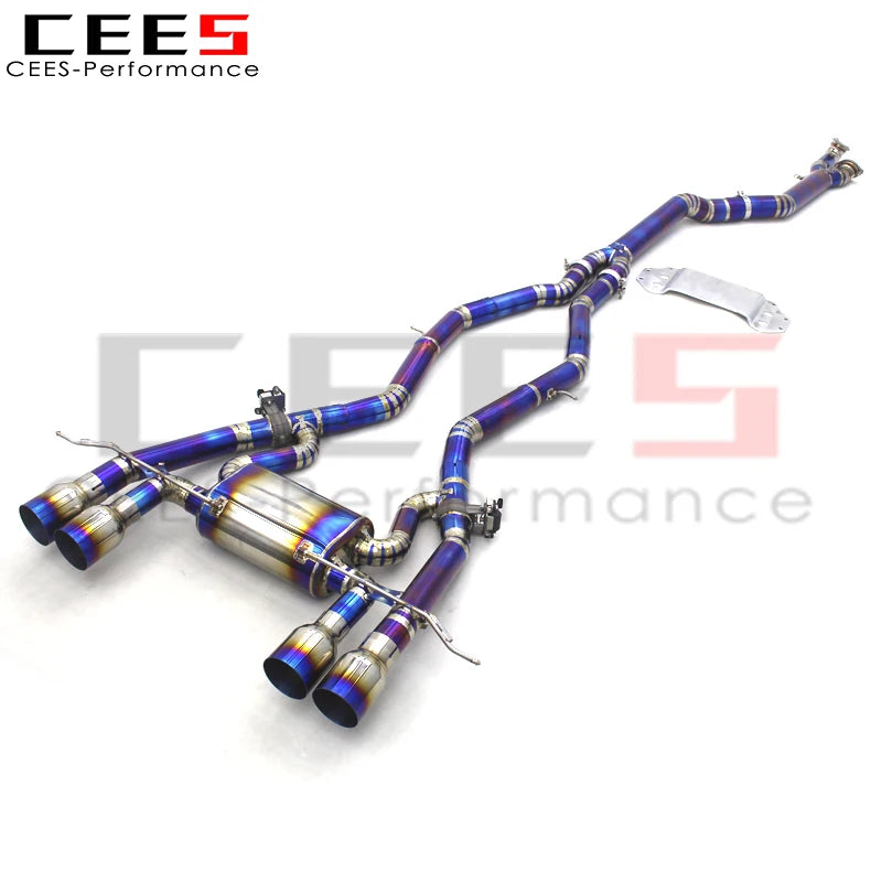 CEES Performance Titanium Valved Sport Exhaust System For BMW M3/M4 G80/G82 3.0T 2020-2025 Escape catback Exhaust